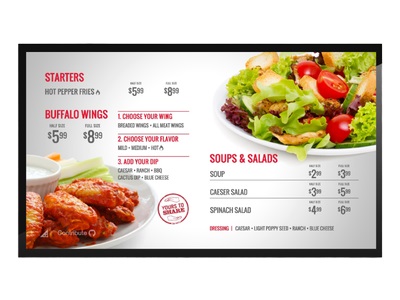 Digital Menu Board