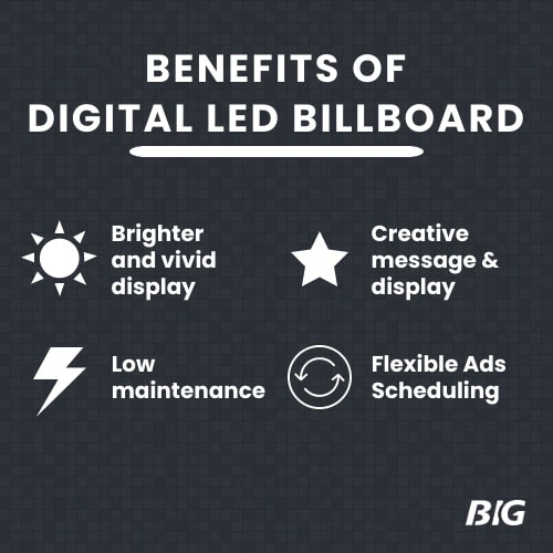 LED Digital Billboard - Benefits