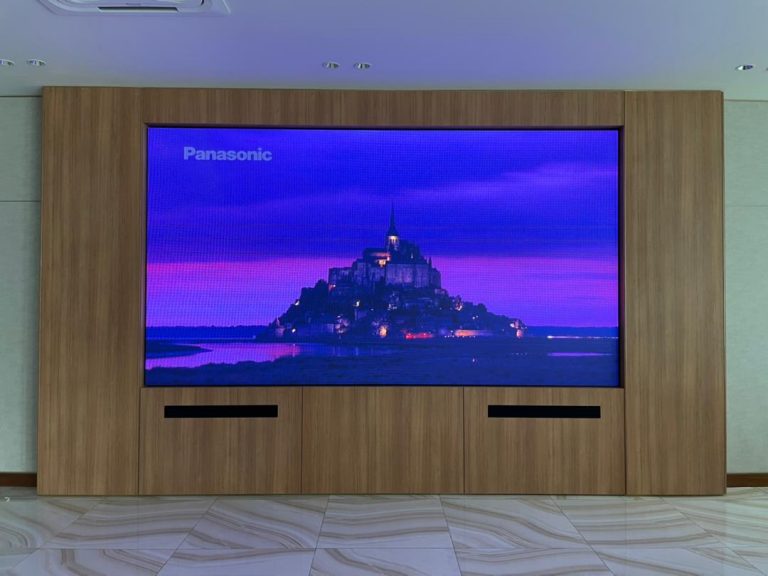 LED Screen at Beverly's Equine Residence Sales Gallery