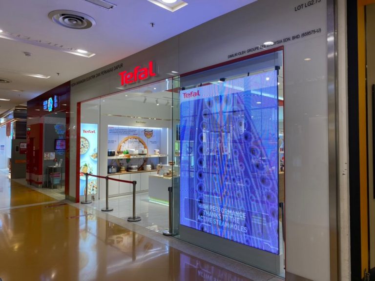 Transparent LED Screen - Tefal Sunway