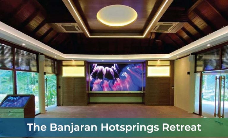 Indoor LED Display at Banjaran Hotspring Retreat