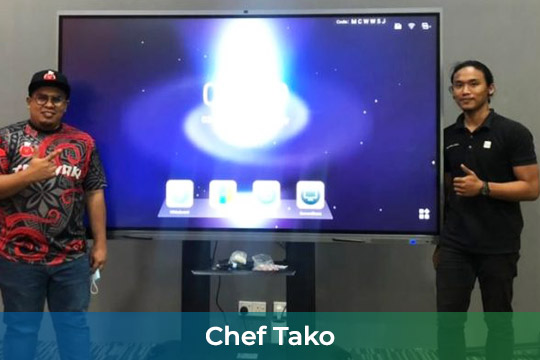 Smart Interactive Panel/ Smartboard at Chef Tako