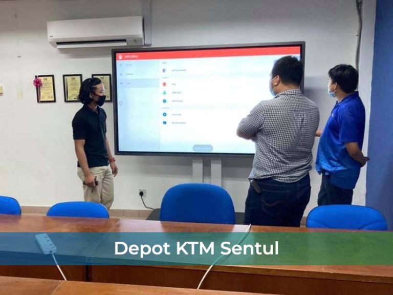 VEXO Interactive Smartboard at Depot KTM Sentul