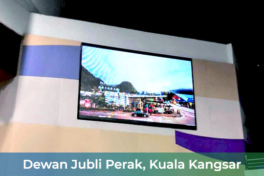 Indoor LED Screen Service at Dewan Jubli Perak Kuala Kangsar