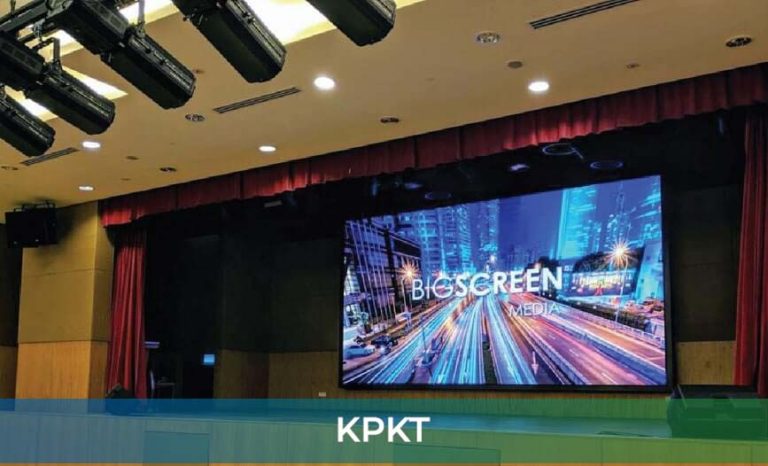 Indoor LED Display at Kementerian Perumahan Dan Kerajaan Tempatan (KPKT)