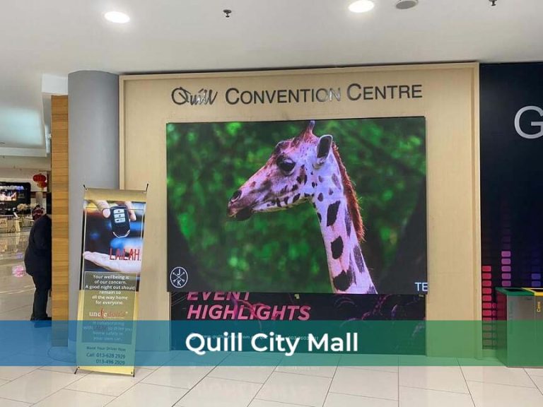 Indoor LED Display at Quill City Mall