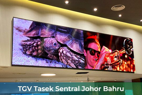Indoor LED Screen at TGV Tasek Sentral Johor Bahru