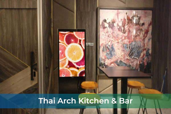 Digital Kiosk at Thai Arch Kitchen & Bar