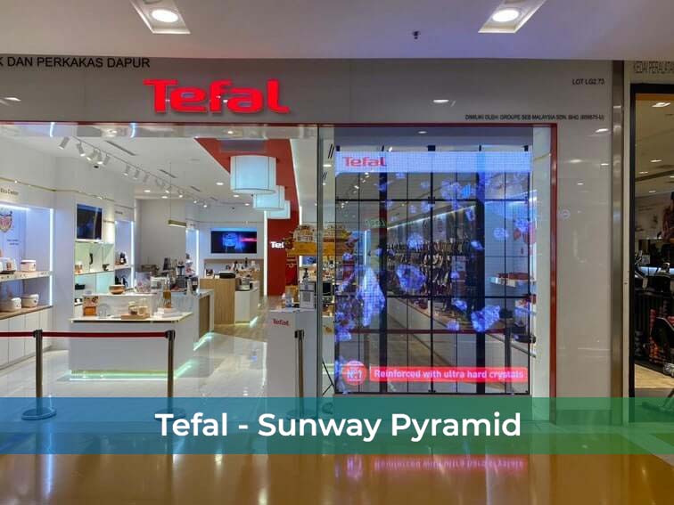 Transparent LED Screen - Tefal Sunway