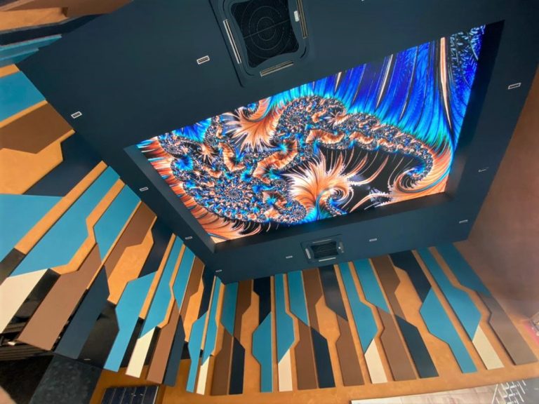Ceiling LED Screen - Sales Gallery