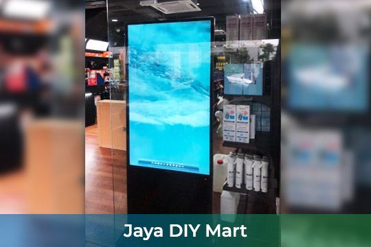 Digital Kiosk/ Standee at Jaya DIY Mart