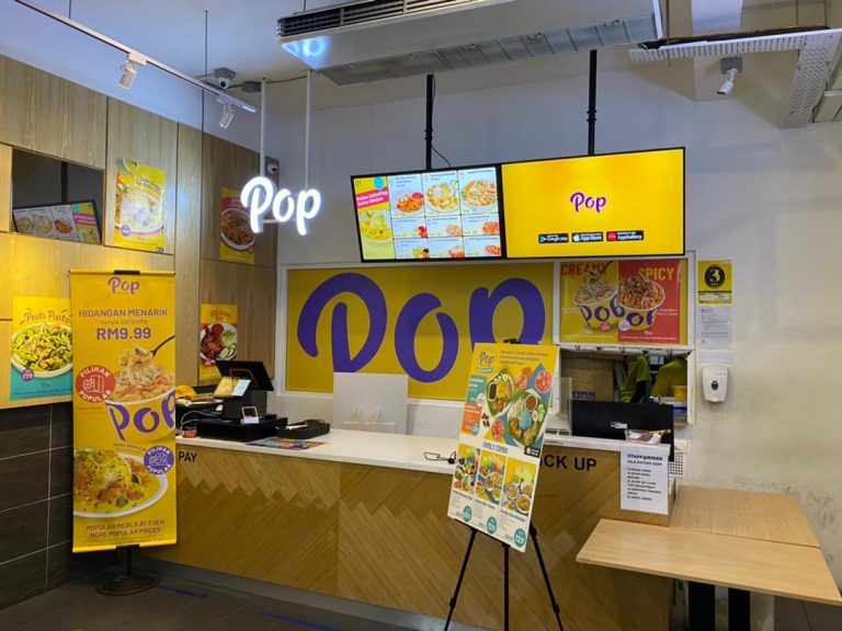 Digital Signage - Digital Menu Board - Pop Meals Bandar Sunway