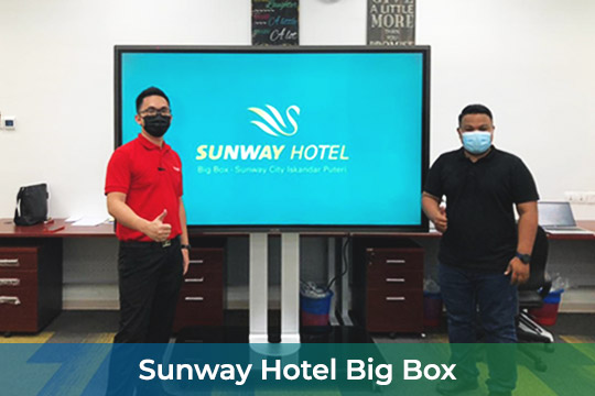 Smart Interactive Panel/ Smartboard at Sunway Hotel Big Box