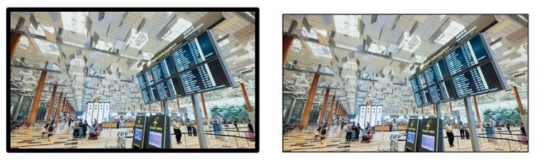 Bezel vs bezel-less frame