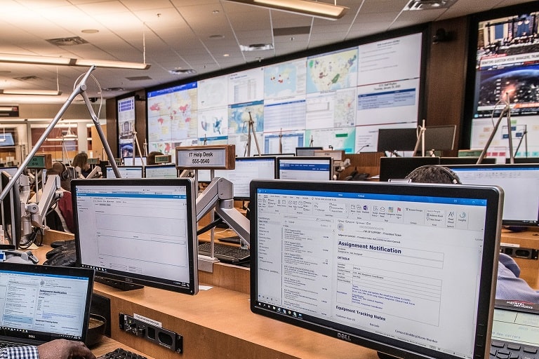 Monitoring Center - P1.8 LED Display Application