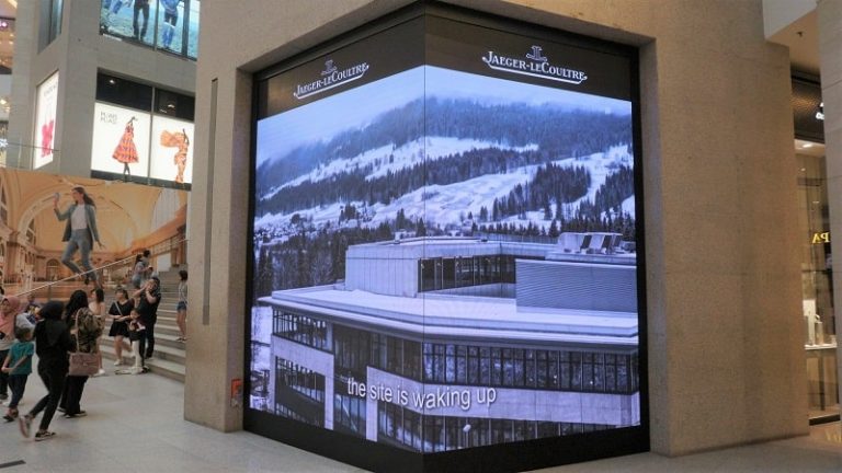 Retail LED Screen at Jaeger LeCoultre Pavilion KL