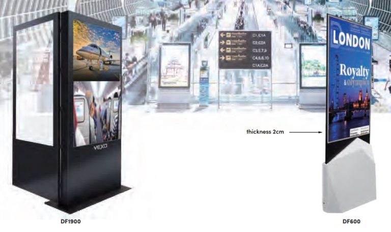 Indoor Dual-sided Digital Kiosk