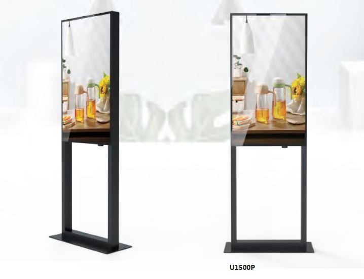Semi-outdoor window display