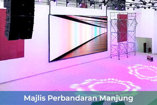 Indoor LED Screen at Majlis Perbandaran Manjung