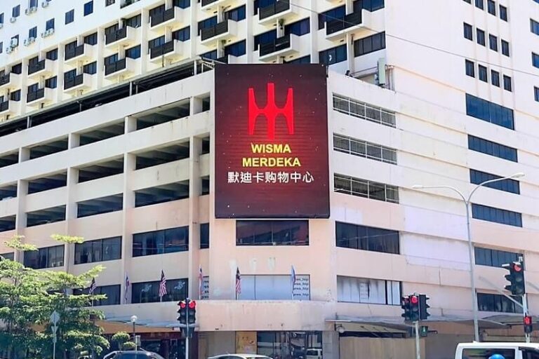 Digital Billboard at Kota Kinabalu, Sabah, with P10 Outdoor LED Display