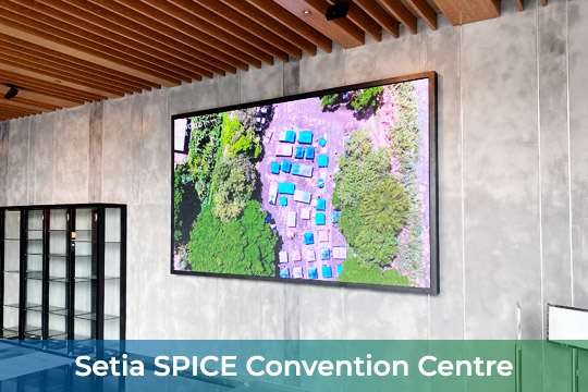 Indoor LED Screen Setia Spice Convention Centre