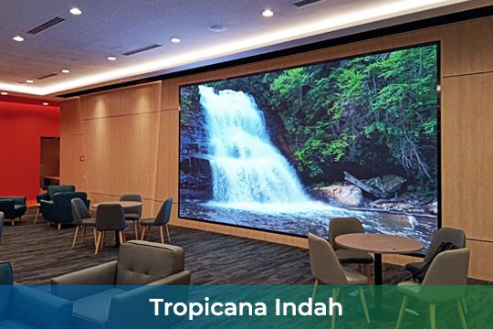Indoor LED Screen at Tropicana Indah