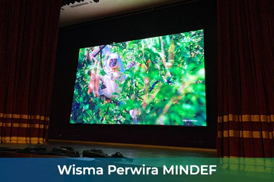 Indoor LED Screen at Wisma Perwira MINDEF