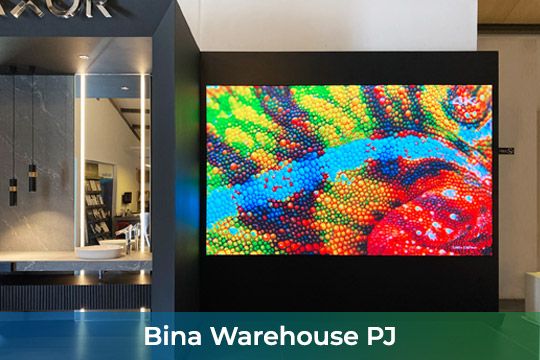 Indoor LED Screen at Bina Warehouse PJ