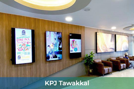Smart Digital Signage at KPJ Tawakkal Specialist Hospital