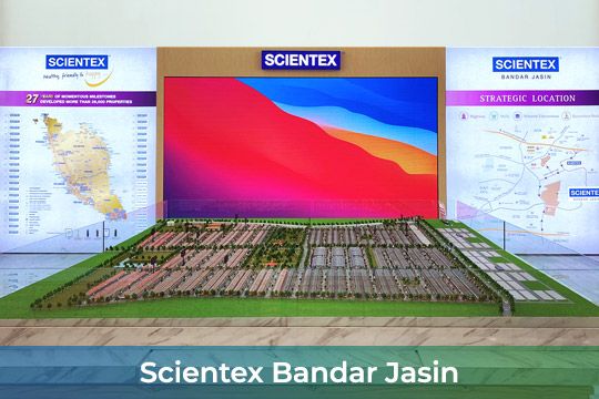 Indoor LED Screen at Scientex Bandar Jasin