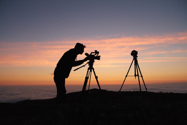 Sunset Film Shooting