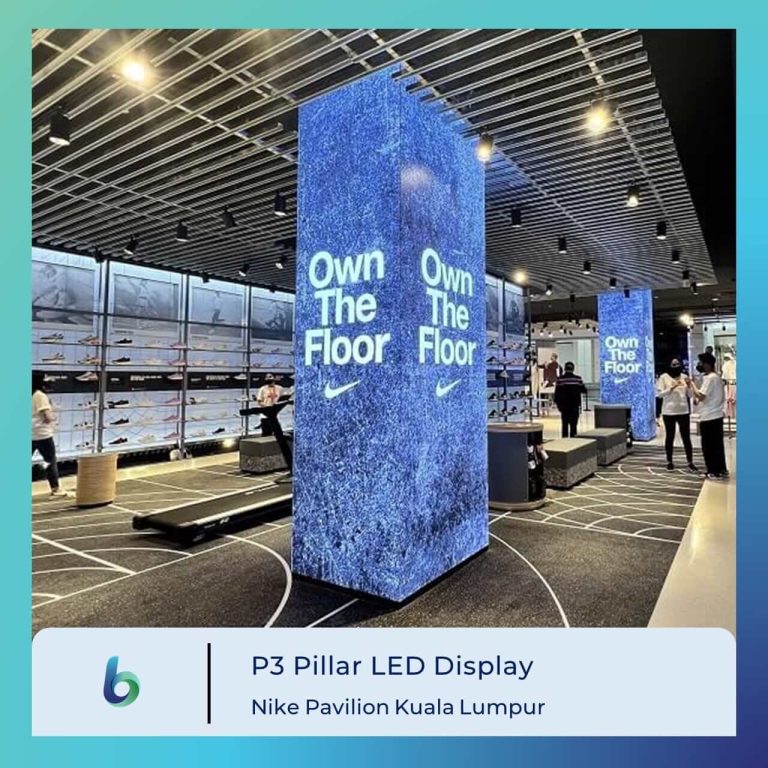Retail LED Display at Nike store