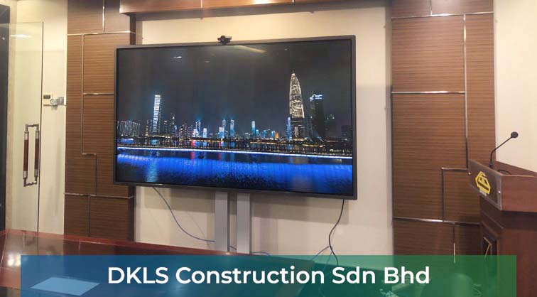 Smartboard at DKLS Construction Sdn Bhd