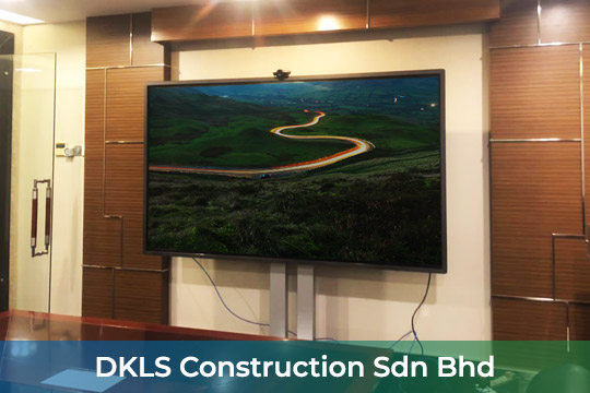 Smart Interactive Panel/ Smartboard at DKLS Construction Sdn Bhd