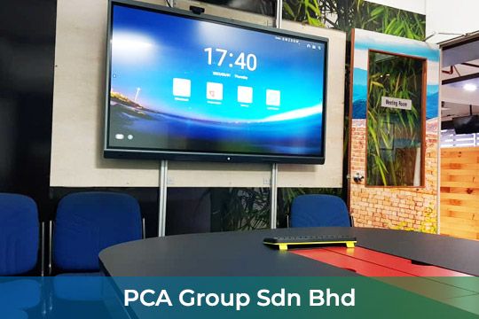 Smart Interactive Panel/ Smartboard at PCA Group Sdn Bhd