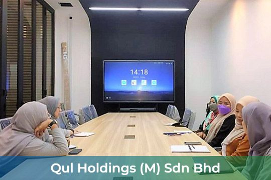 Smart Interactive Panel/ Smartboard at Qul Holdings (M) Sdn Bhd