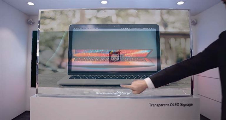 Touch Screen Transparent OLED