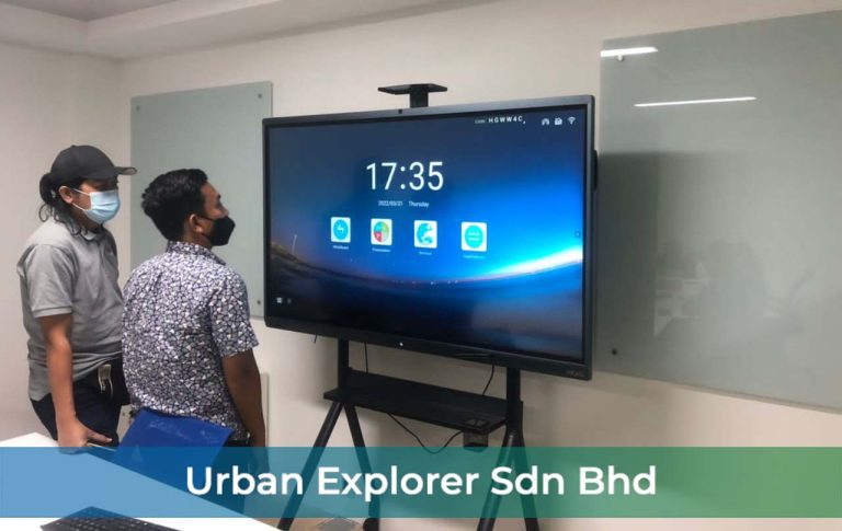 VEXO Interactive Smartboard at Urban Explorer Sdn Bhd