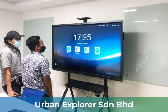 Smart Interactive Panel/ Smartboard at Urban Explorer Sdn Bhd