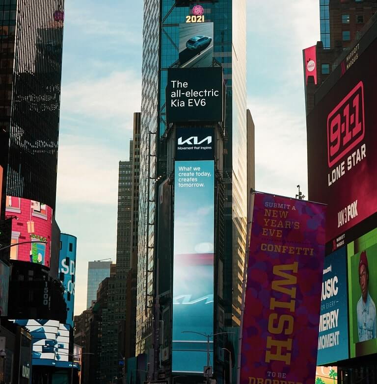 Kia Advertisement in New York