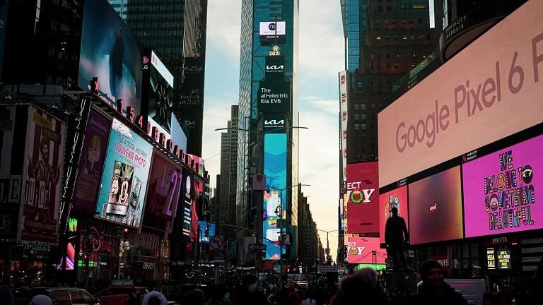 One Times Square Digital Billboard