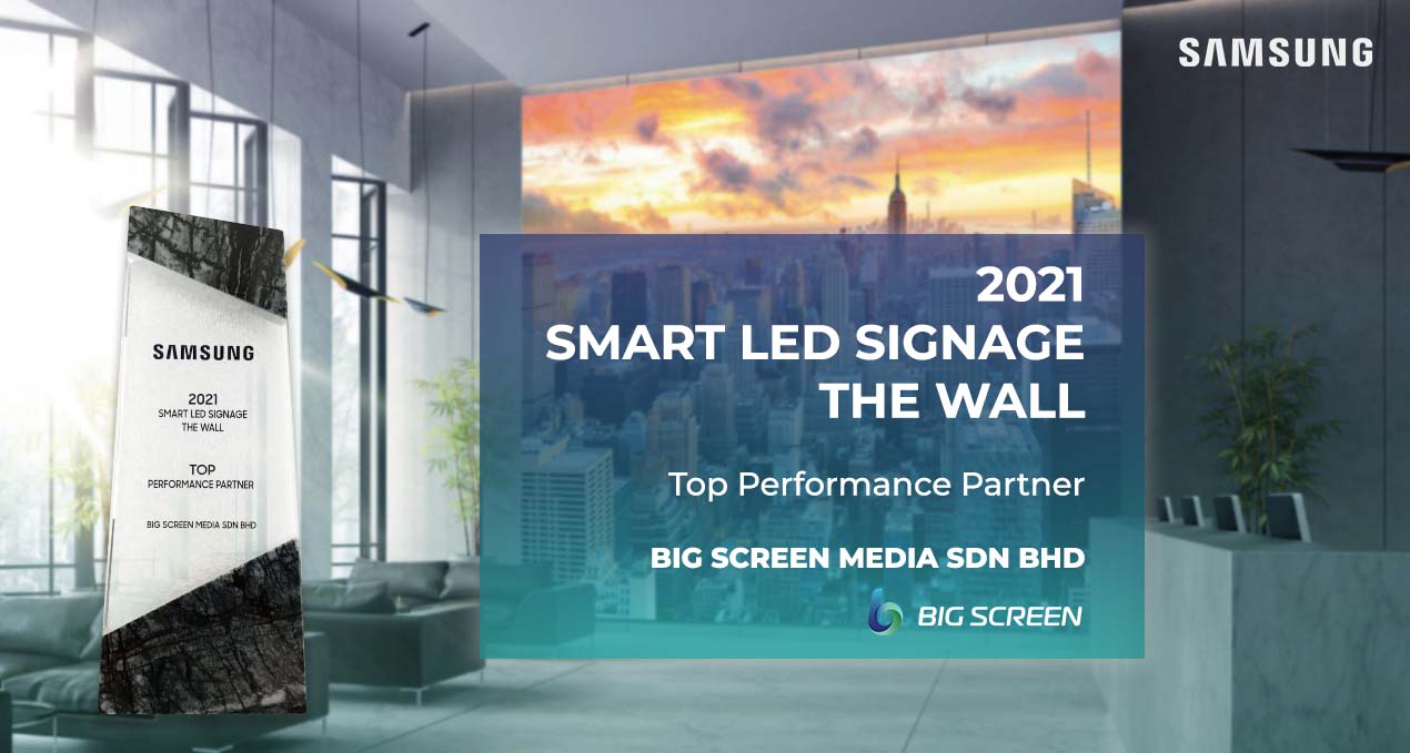 Samsung Top Performance Award to Big Screen Media