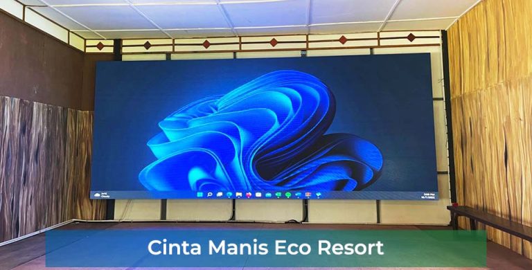 P4 LED Display at Cinta Manis Eco Resort
