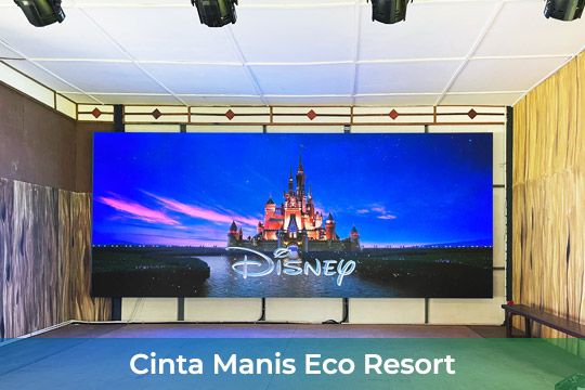 Indoor LED Screen at Cinta Manis Resort