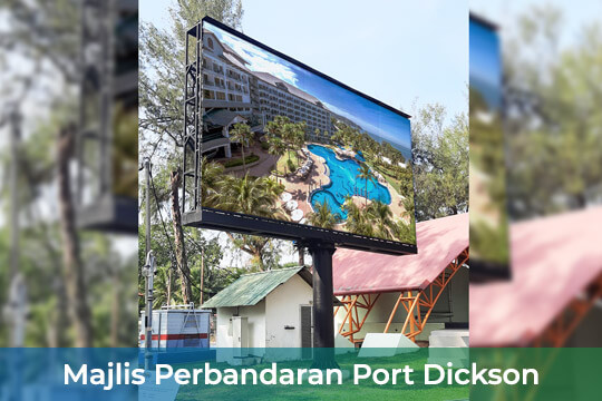 Outdoor LED Screen at Majlis Perbandaran Port Dickson