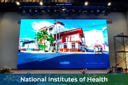 Indoor LED Screen at National Institutes of Health