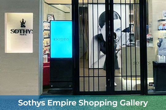Digital Kiosk/ Standee at Sothys Empire Shopping Gallery
