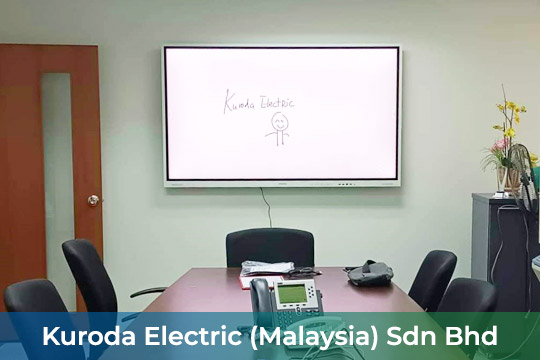 Smart Interactive Panel/ Smartboard at Kuroda Eelectric Malaysia Sdn Bhd