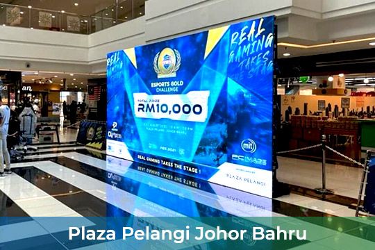 Indoor LED Screen Rental at Plaza Pelangi Johor Bahru
