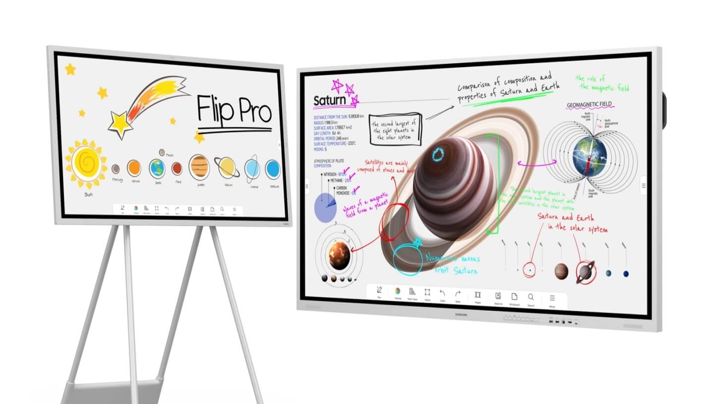 Samsung Flip Pro | Interactive Flat Panel | 4K UHD Interactive Smartboard